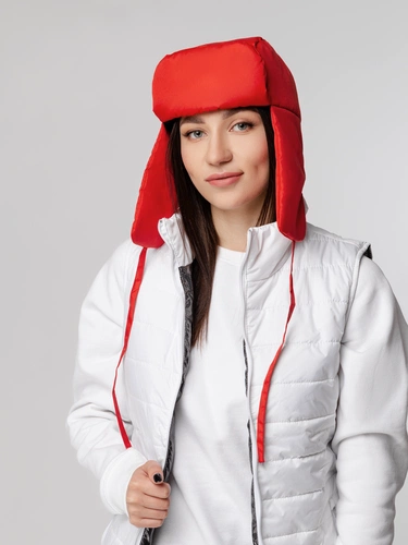 Шапка-ушанка Shelter, красная Шапка-ушанка Shelter, красная