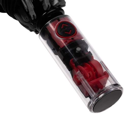 Зонт наоборот складной Futurum со светоотражающим кантом, черный Зонт наоборот складной Futurum со светоотражающим кантом, черный