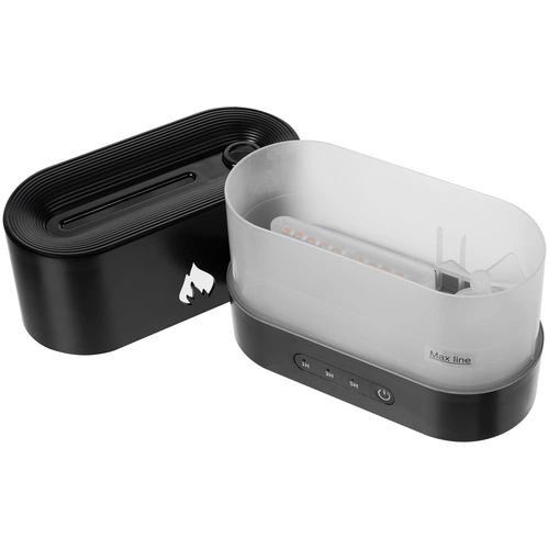 Увлажнитель-ароматизатор с имитацией пламени Fuego, черный Увлажнитель-ароматизатор с имитацией пламени Fuego, черный