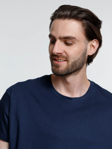 Футболка унисекс Ankara, темно-синяя Футболка унисекс Ankara, темно-синяя