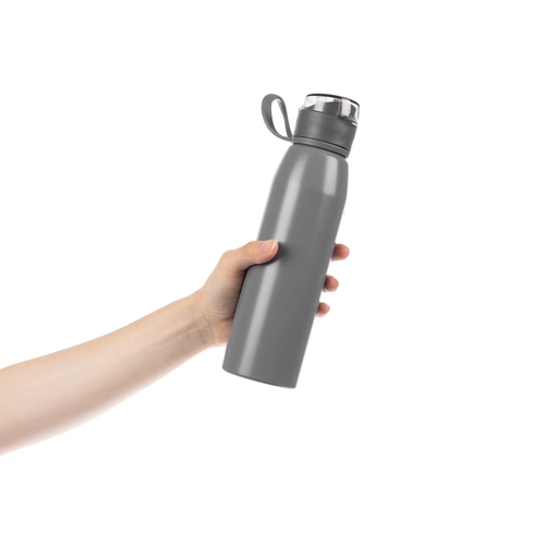 Бутылка для воды Billy Gym, матовая серая Бутылка для воды Billy Gym, матовая серая