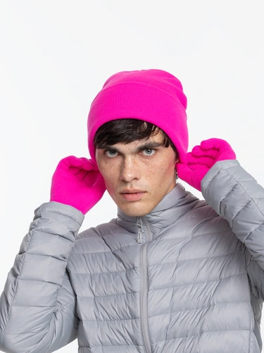 Шапка Urban Flow, розовый неон Шапка Urban Flow, розовый неон