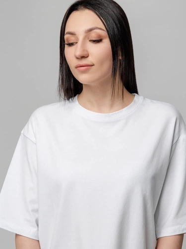 Футболка унисекс оверсайз Street Vibes, молочно-белая Футболка унисекс оверсайз Street Vibes, молочно-белая