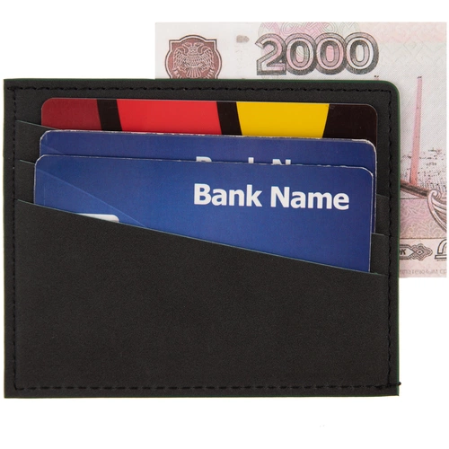 Картхолдер Multimo, черный с зеленым Картхолдер Multimo, черный с зеленым