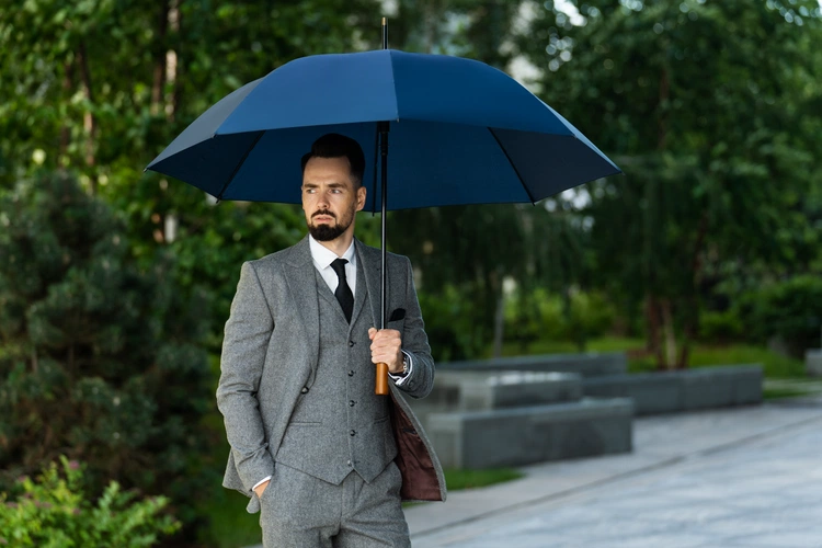 Зонт-трость Represent, темно-синий Зонт-трость Represent, темно-синий