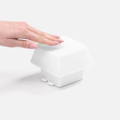 Светильник с подставкой для смартфона Knoppi, белый Светильник с подставкой для смартфона Knoppi, белый