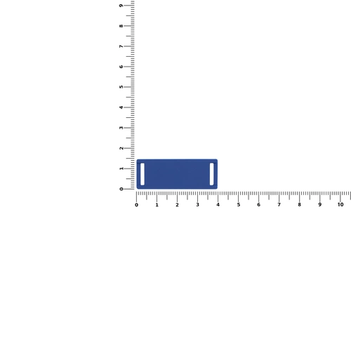 Лейбл из ПВХ Kova, синий Лейбл из ПВХ Kova, синий