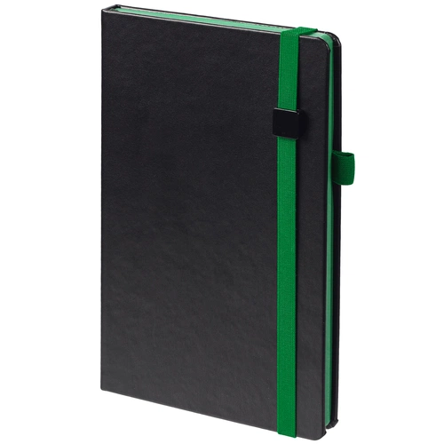 Ежедневник Ton Black, недатированный, черный с зеленым Ежедневник Ton Black, недатированный, черный с зеленым