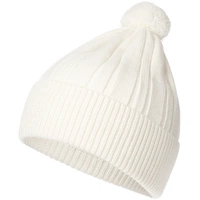 Шапка Knit Beat, белая (молочная)