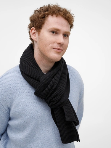 Шарф Nobilis Mono, черный Шарф Nobilis Mono, черный