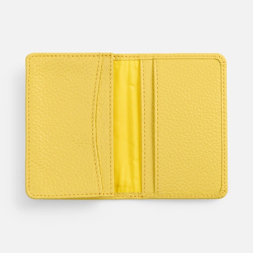 Футляр для визиток Unison, желтый Футляр для визиток Unison, желтый