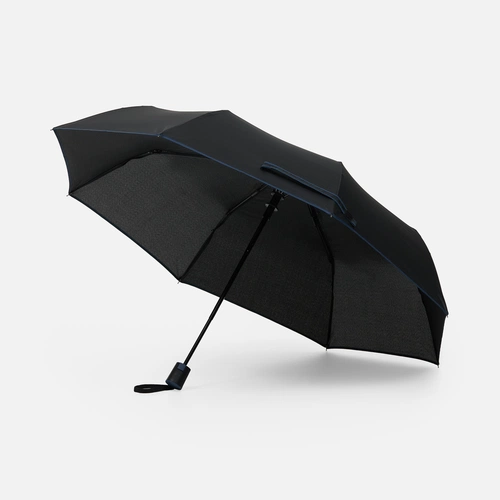 Зонт складной Edgeline, темно-синий Зонт складной Edgeline, темно-синий