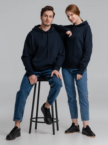 Толстовка с капюшоном Slam 320, темно-синяя Толстовка с капюшоном Slam 320, темно-синяя