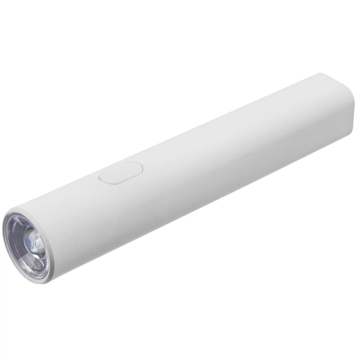 Фонарик аккумуляторный Falkirk, белый Фонарик аккумуляторный Falkirk, белый