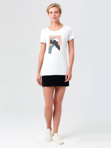 Футболка женская «Пара», белая Футболка женская «Пара», белая