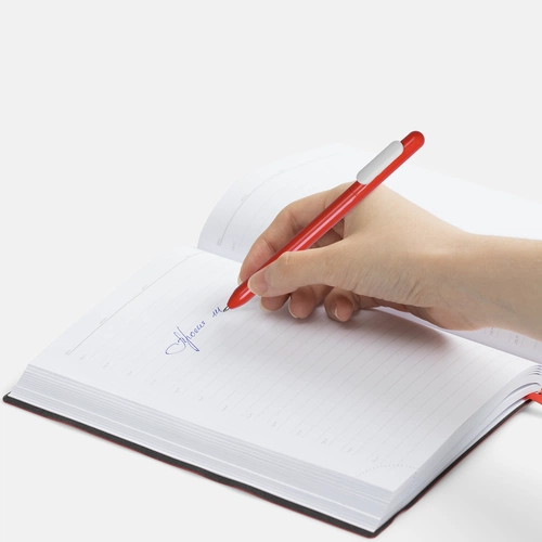 Ручка шариковая Swiper, красная с белым Ручка шариковая Swiper, красная с белым