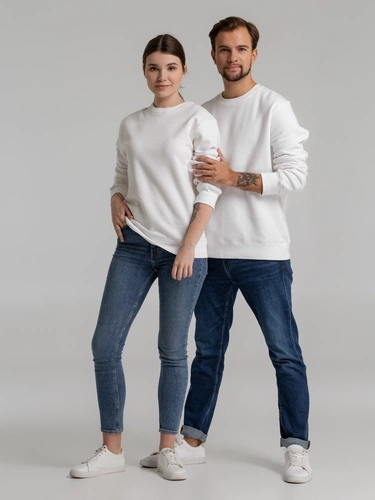 Свитшот унисекс King, белый Свитшот унисекс King, белый