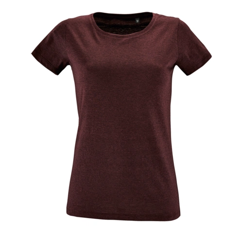 Футболка женская Regent Fit Women, бордовый меланж Футболка женская Regent Fit Women, бордовый меланж