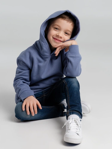 Толстовка детская Stellar Kids, синяя Толстовка детская Stellar Kids, синяя