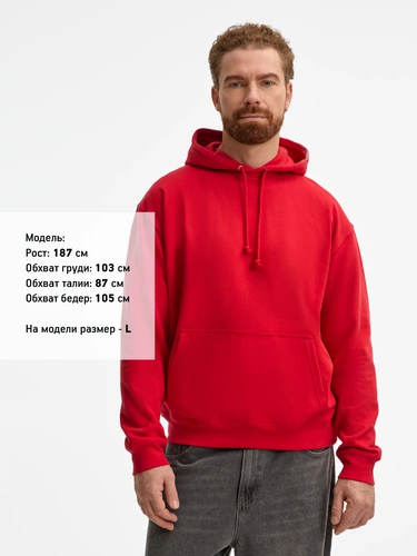 Худи унисекс Condor, красное Худи унисекс Condor, красное