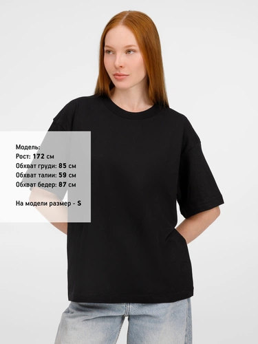 Футболка оверсайз унисекс Legacy, черная Футболка оверсайз унисекс Legacy, черная