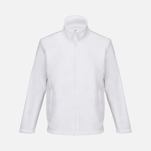 Куртка флисовая унисекс Nitro, белая Куртка флисовая унисекс Nitro, белая