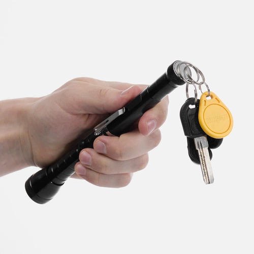 Телескопический фонарь с магнитом Flexion, ver.2, черный Телескопический фонарь с магнитом Flexion, ver.2, черный