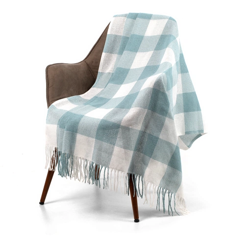 Плед London, бирюзовый Плед London, бирюзовый