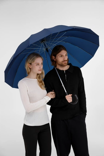 Зонт-трость Hit Golf, темно-синий Зонт-трость Hit Golf, темно-синий