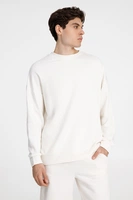 Свитшот унисекс S2, молочно-белый