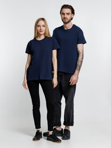 Футболка унисекс Ankara, темно-синяя Футболка унисекс Ankara, темно-синяя