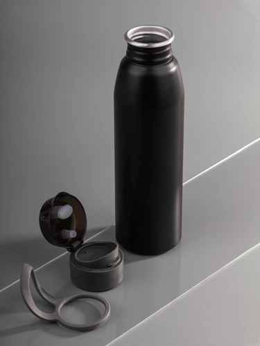 Бутылка для воды Billy Gym, матовая черная Бутылка для воды Billy Gym, матовая черная
