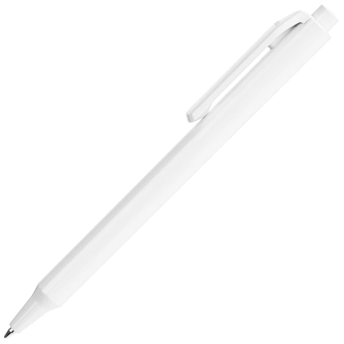 Ручка шариковая Pigra P04 Polished, белая Ручка шариковая Pigra P04 Polished, белая