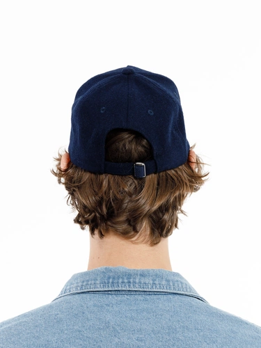 Бейсболка Woolridge, темно-синяя Бейсболка Woolridge, темно-синяя