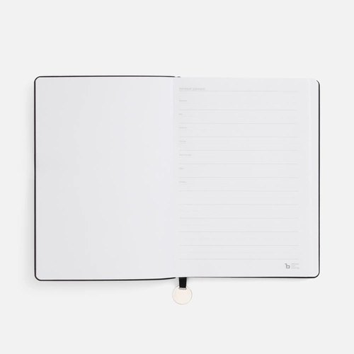 Ежедневник Lafite, недатированный, черный Ежедневник Lafite, недатированный, черный