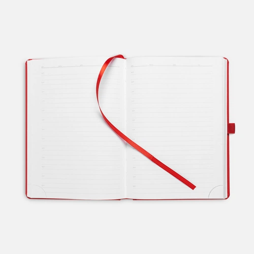 Ежедневник Favor Metal, недатированный, красный Ежедневник Favor Metal, недатированный, красный