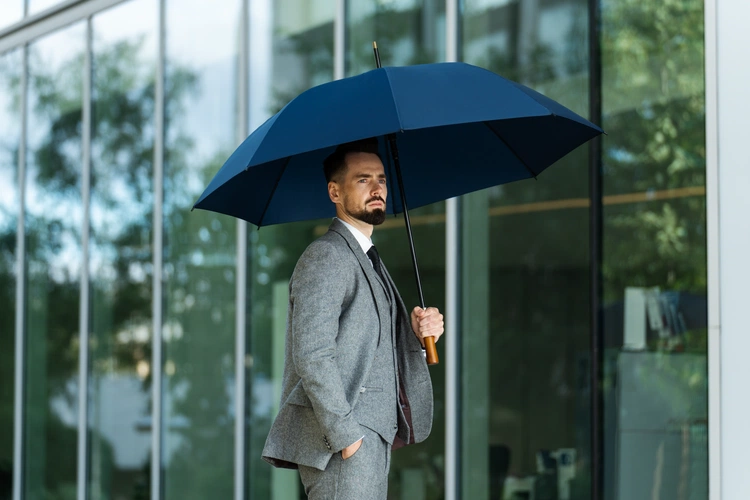 Зонт-трость Represent, темно-синий Зонт-трость Represent, темно-синий