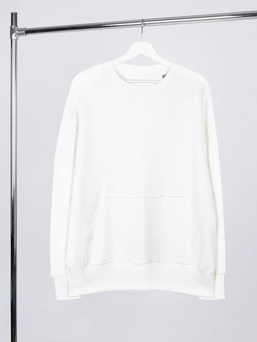 Свитшот оверсайз унисекс Vozduh, молочно-белый Свитшот оверсайз унисекс Vozduh, молочно-белый