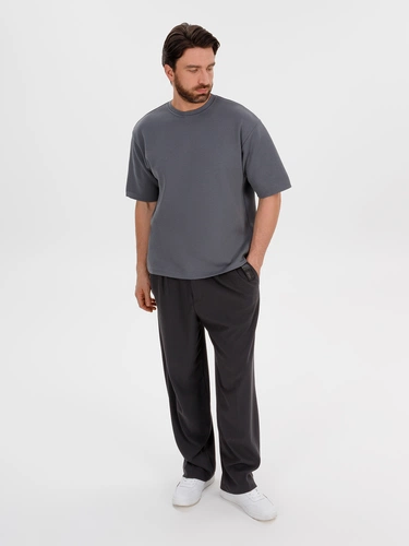 Джемпер с коротким рукавом Siluetti Volumica, серый Джемпер с коротким рукавом Siluetti Volumica, серый