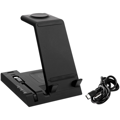 Зарядная станция Tres, черная Зарядная станция Tres, черная