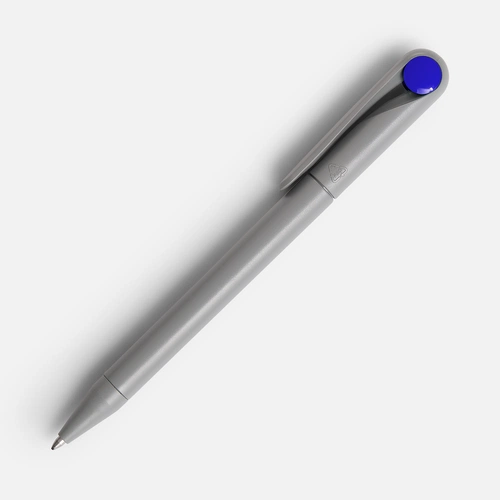 Ручка шариковая Prodir DS1 TMM Dot, серая с синим Ручка шариковая Prodir DS1 TMM Dot, серая с синим