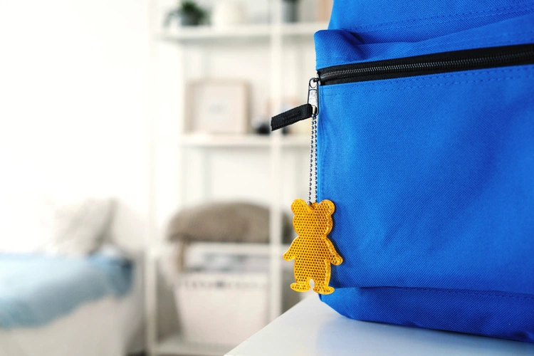 Пешеходный светоотражатель «Мишка», белый Пешеходный светоотражатель «Мишка», белый