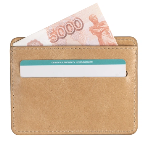 Чехол для карт Remini, бежевый Чехол для карт Remini, бежевый