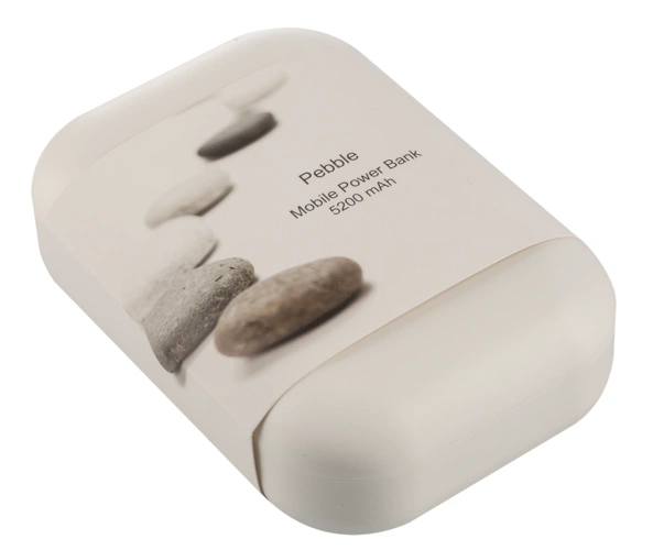 Внешний аккумулятор Pebble 5200, серо-синий Внешний аккумулятор Pebble 5200, серо-синий