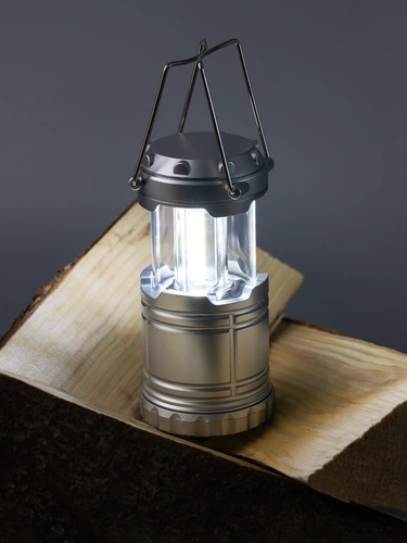 Кемпинговый фонарь Lindau, серебристый Кемпинговый фонарь Lindau, серебристый