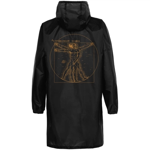 Дождевик «Ветровеанский человек», черный Дождевик «Ветровеанский человек», черный