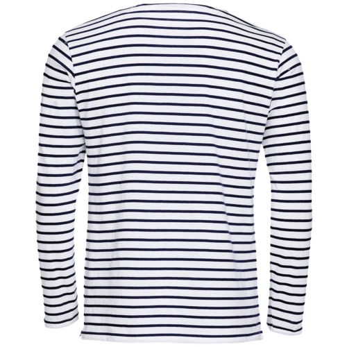 Футболка мужская Marine Men, белая с темно-синим Футболка мужская Marine Men, белая с темно-синим