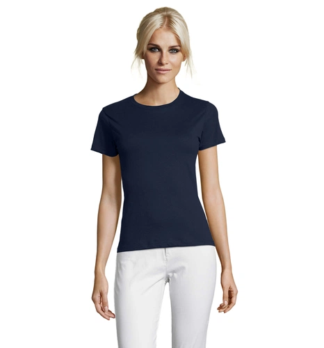 Футболка женская Regent Women, темно-синяя (navy) Футболка женская Regent Women, темно-синяя (navy)