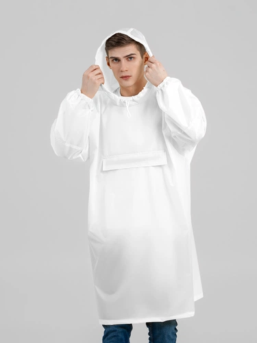 Дождевик-анорак Alatau, белый, единый размер Дождевик-анорак Alatau, белый, единый размер