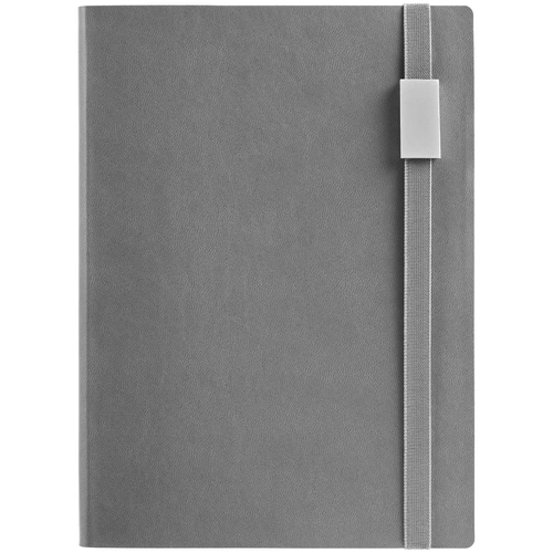 Ежедневник Vivian Metal, недатированный, серый Ежедневник Vivian Metal, недатированный, серый